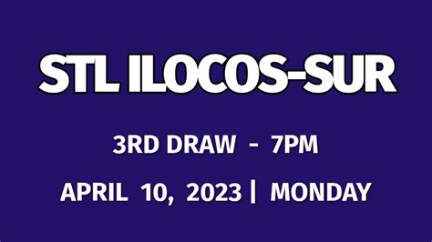 stl result today ilocos sur